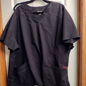 Women's plus size scrub top